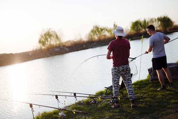 fly fishing and regular fishing